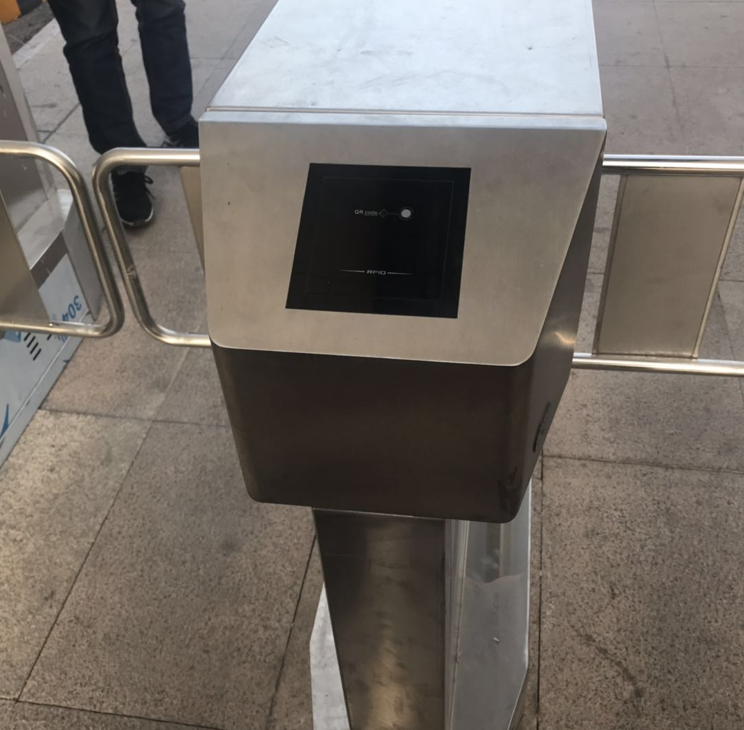 靜態二維碼通道閘機