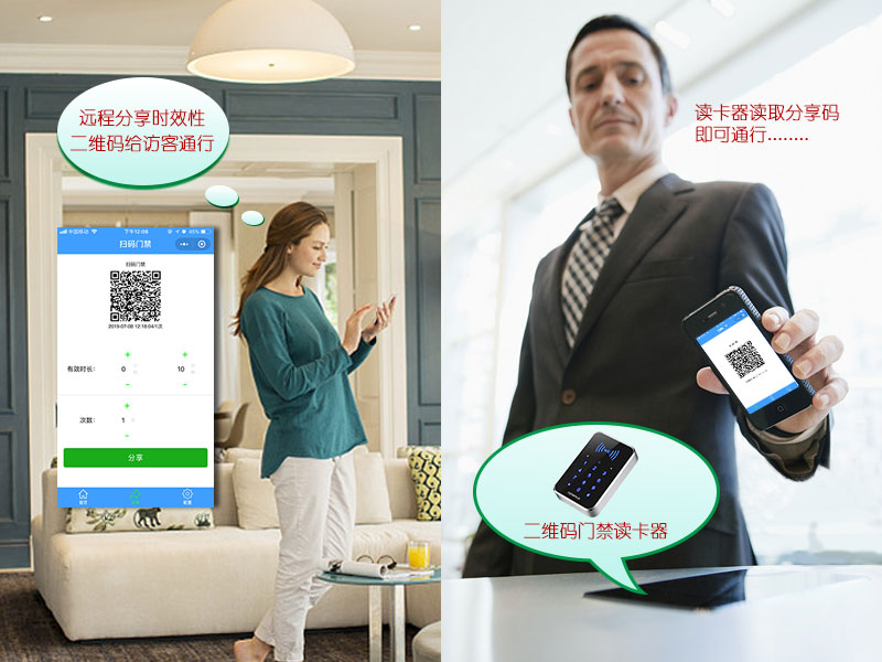 遠(yuǎn)程分享二維碼開(kāi)門(mén)